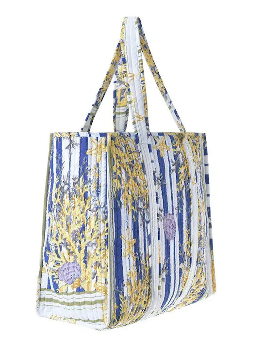 Ble Resort Collection Υφασμάτινη Τσάντα Θαλάσσης Ble Resort Collection Υφασμάτινη Τσάντα Θαλάσσης