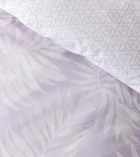 Nima Set Cearceafuri de Pat Semiduble 190x260cm Lila (3 Buc)
