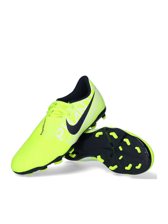 Phantom Venom Academy FG FG Kids Soccer Cleats Molded Yellow
