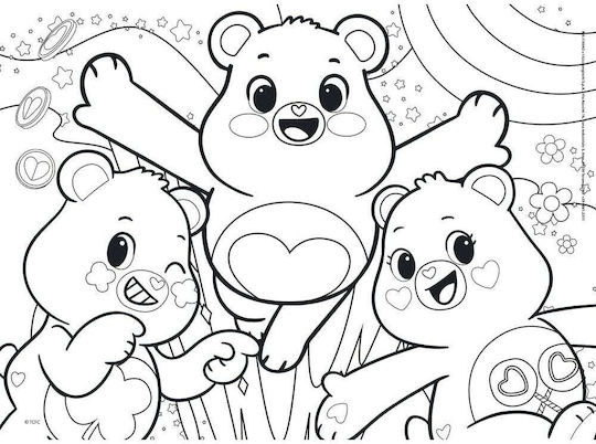 Lisciani Παζλ Maxi Floor Double-face Care Bears 4x48 Κομμάτια 116942 116942