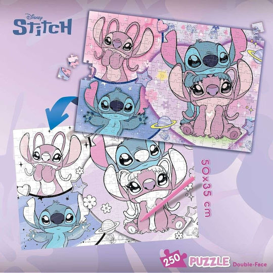 Lisciani Пъзел Plus Двустранен Disney Stitch 250 Части 116850 116850