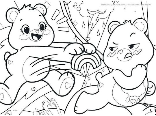 Lisciani Παζλ Maxi Floor Double-face Care Bears 4x48 Κομμάτια 116942 116942