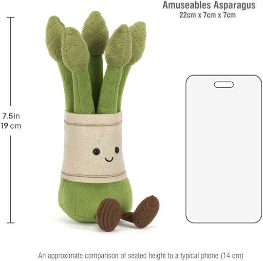Jellycat Soft Toy Amuseables Asparagus-a2asp