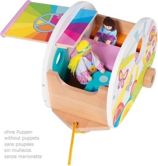 Ξύλινο Τροχόσπιτο Happy Campers Goki 51431