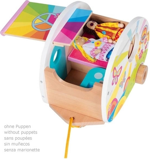 Ξύλινο Τροχόσπιτο Happy Campers Goki 51431