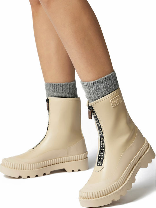 Pepe Jeans Boots Beige