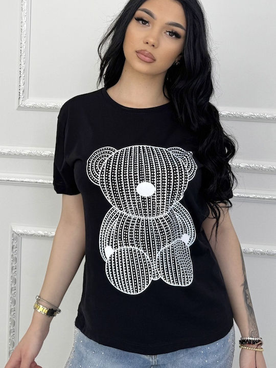Γυναικείο T-shirt Black