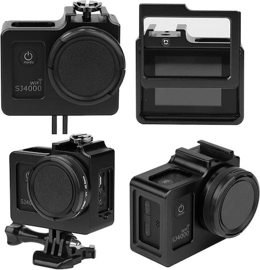Frame Sjcam Sj4000 Series Uv Filter Aluminum Black
