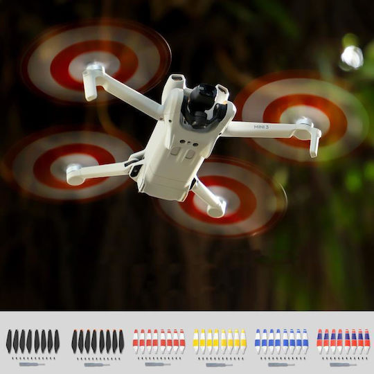 Dji Mini 3 Drone 8pcs Set 6030f Propeller Blades Low Noise Wings Screwdrivers Color Orange Tip