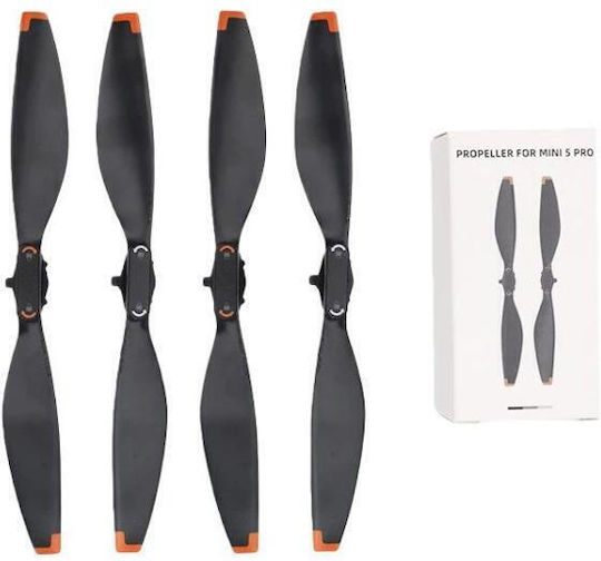 Dji Mini 5 Pro 4pcs Replacement Propeller Blades Drone Accessories Black