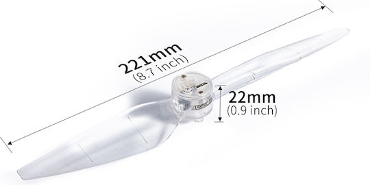Dji Air 3 Startrc 2 Paare Farbige Led Blitzlampe Leise Propeller Transparente