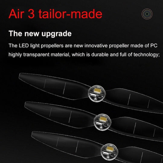 Dji Air 3 Startrc 2 Paare Farbige Led Blitzlampe Leise Propeller Transparente