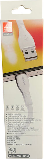 Moxom USB-A to Lightning Cable 1m MX-CB331LITGNING