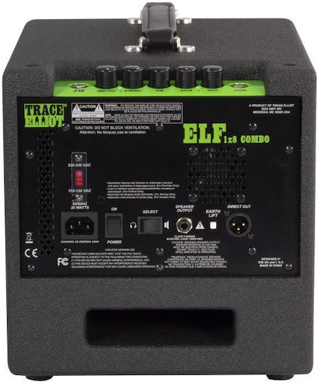 Trace Elliot Elf Combo Ενισχυτής Ηλεκτρικού Μπάσου 200W Μαύρος