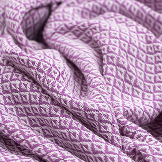 Lino Pestemal Pareo Aureva 90x180 Lilac