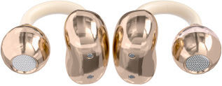 ObaStyle MLK+ Q71 Open Ear Bluetooth Handsfree Ακουστικά Μπεζ