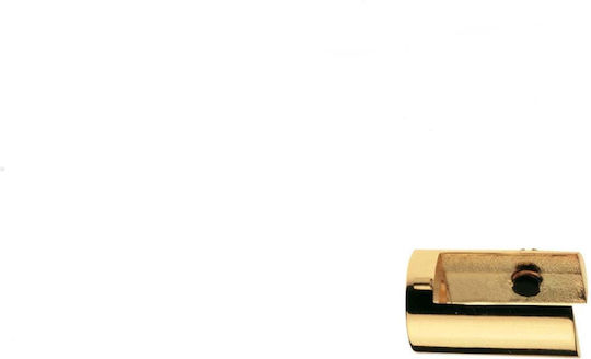 Regalhalterung aus Metall in Gold Farbe 38x19mm