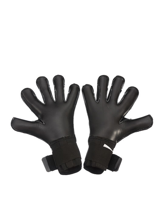 Lupos Umbra Pro Mănuși de Portar — Latex German Contact — Croială Hibridă — negru/argintiu