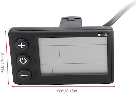Controler Universal Motor Fără Perii 24v-36v 350w Ecran Lcd Impermeabil Bicicletă Electrică Scuter Electric