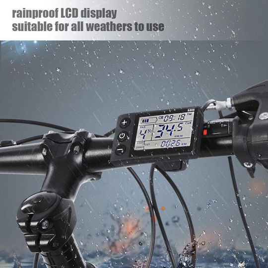 Controler Universal Motor Fără Perii 24v-36v 350w Ecran Lcd Impermeabil Bicicletă Electrică Scuter Electric