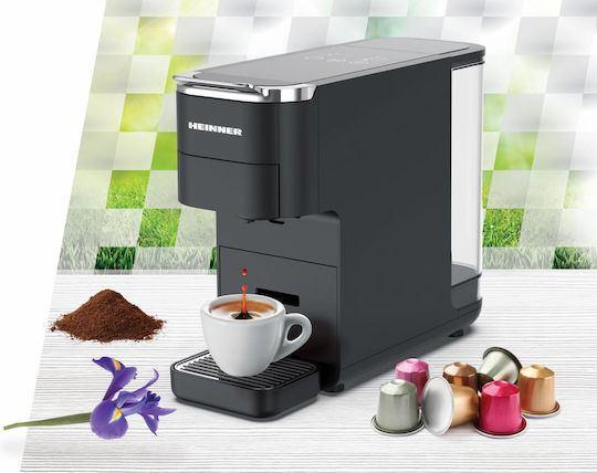 Heinner Καφετιέρα για Κάψουλες Nespresso Μαύρη