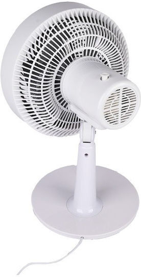 Pedestal Fan 80W Fan Diameter 30cm White