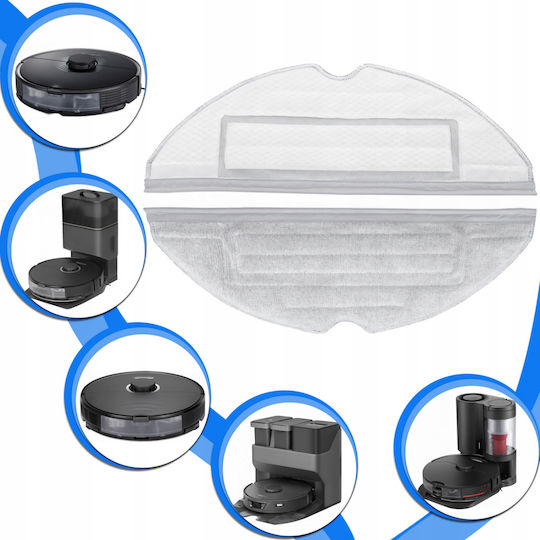 4 Pieces Mopping Cloths For Roborock Robot Vacuum Cleaner