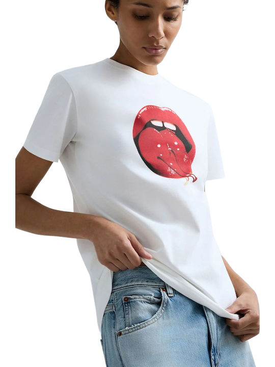 Damen Bluse Baumwolle Naturweiß