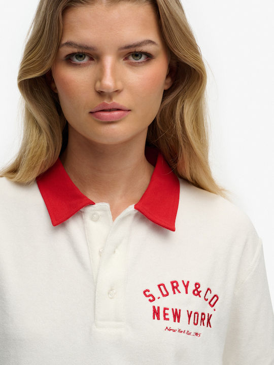 Heritage Women's Sports Polo Blouse Cream