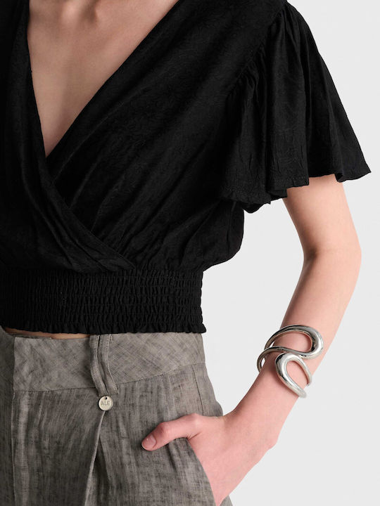 Γυναικείο Crop Top Μαύρο