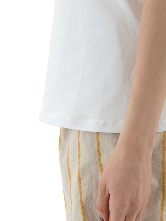 Γυναικείο T-shirt Λευκο