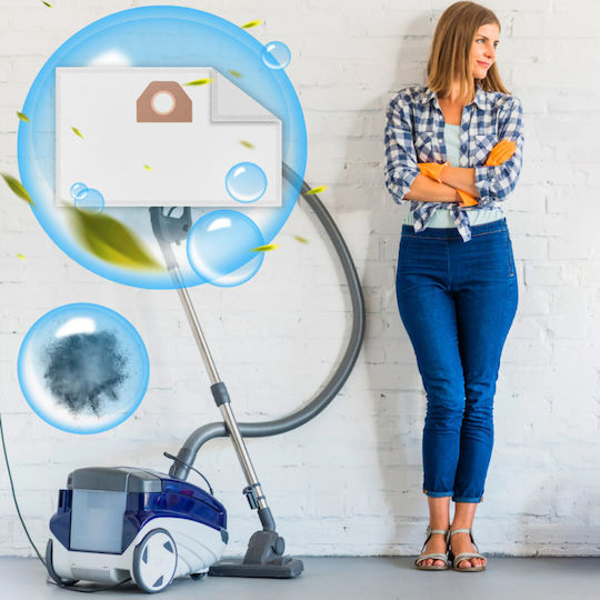 Saci Pentru Aspiratoare 10 Bucăți Compatibili cu Aspirator Karcher
