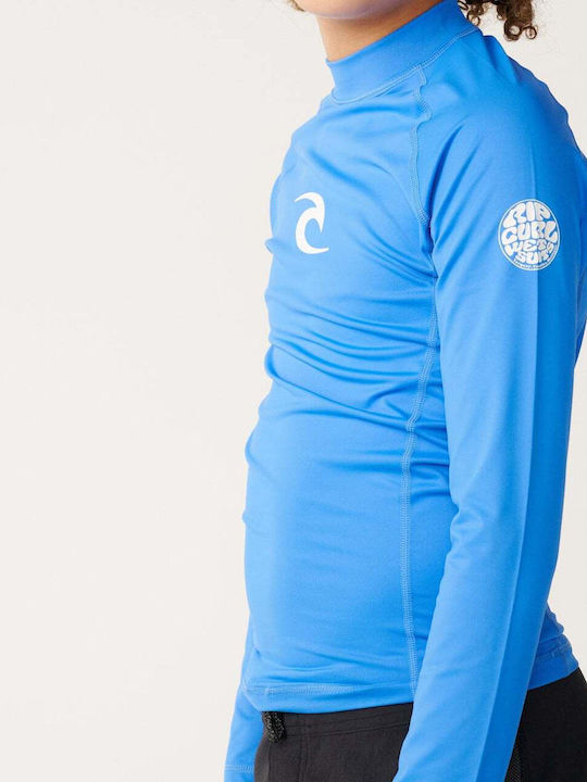 Rip Curl Детски Костюм За Баня Блуза С Дълъг Ръкав Син Gum