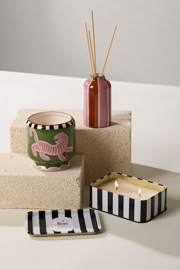 A Dopo Tiger Keramik Diffusor 118ml Schwarz Zeder & Feige Paddywax