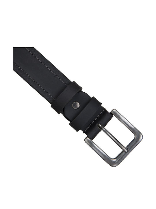 Herren Gürtel Leder Schwarz