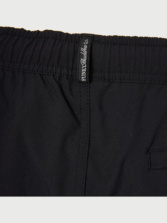 Herren-Bademode Kurze Hosen Schwarz FBM013-001-16-Schwarz