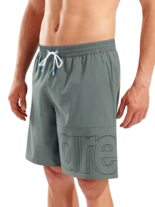 Costum de Baie Bărbați Bermude Kaki cu Model