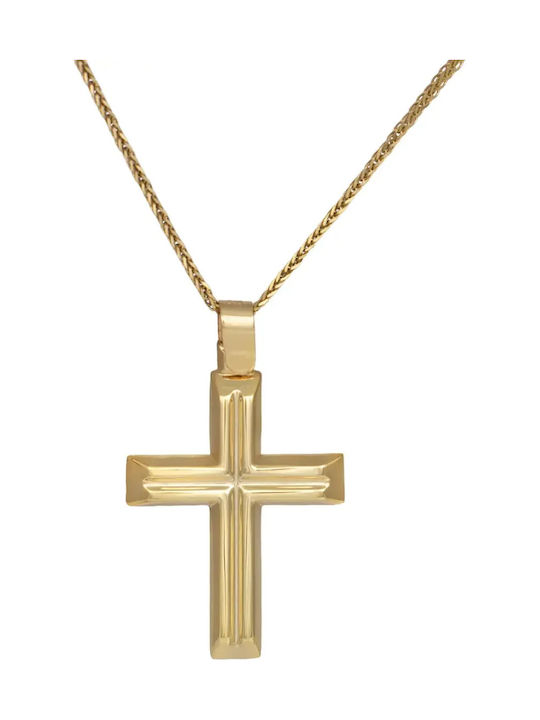Gold Cross 14K with Chain