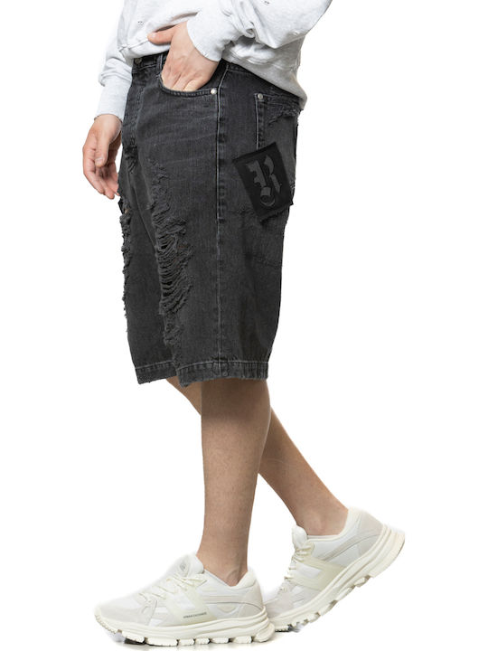 Men's Denim Shorts Black