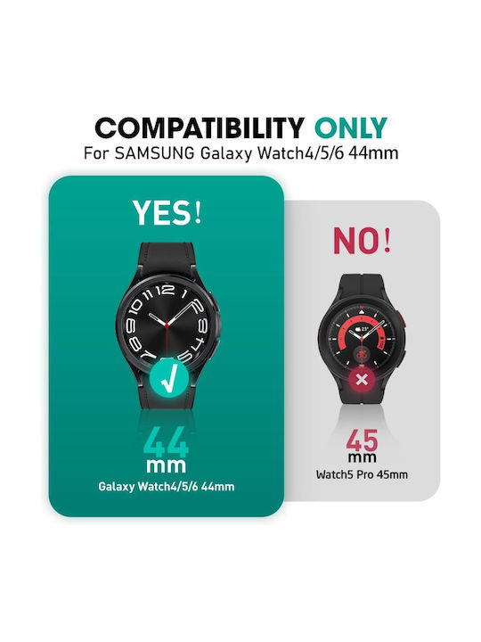 Supcase Unicorn Beetle Pro Θήκη Σιλικόνης σε Μαύρο χρώμα για Samsung Galaxy Watch 6/5/4 Supcase Unicorn Beetle Pro Θήκη Σιλικόνης σε Μαύρο χρώμα για Samsung Galaxy Watch 6/5/4