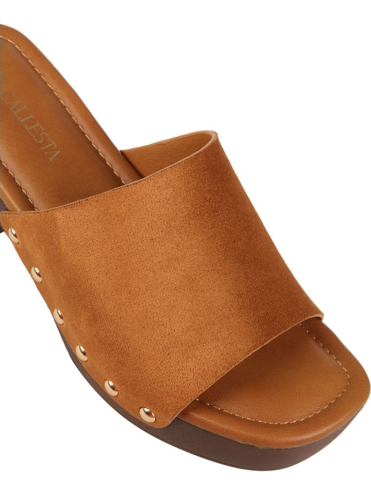 Damen Sandalen Braun