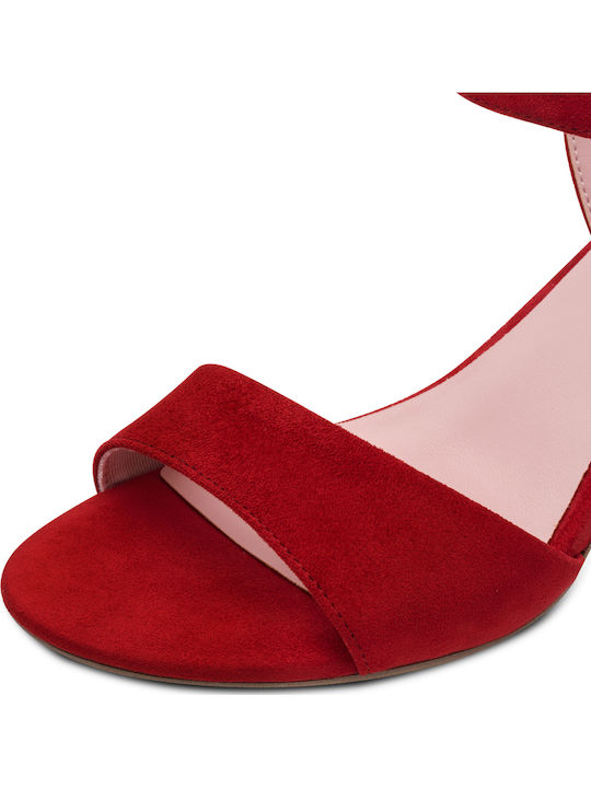 Fabric Sandals Red