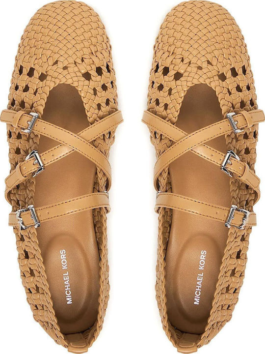 Indy Women's Ballerina Shoes in Brown Colour