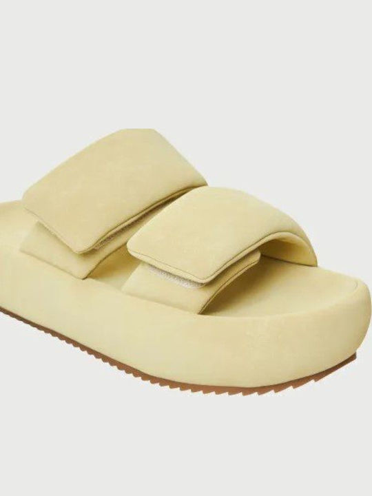 Women's Sandals Flatforms Yellow