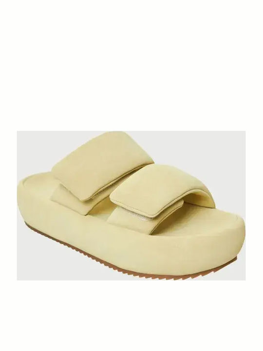 Women's Sandals Flatforms Yellow