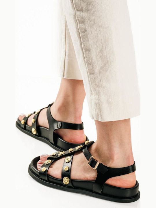 Women's Flat Sandals Flatforms Black