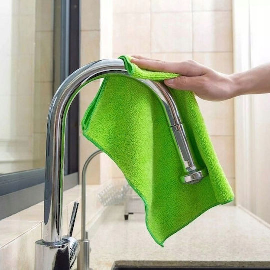 Set 12 Microfiber Cloths Zola 30 X 30 Cm Universal Washable Reusable Multicolor