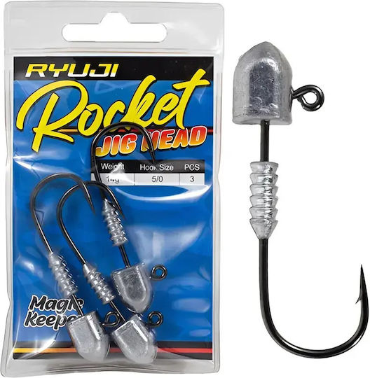 Μολυβοκεφαλή Ryuji Rocket Jig Head Σιλικόνες 3gr #5/0