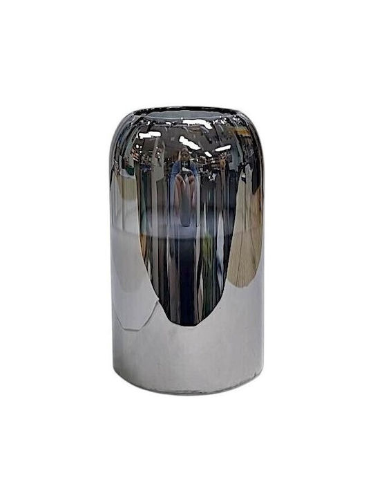 Electric Candle Cortina Led Glass Cup Candle Layer 125/75mm Grey