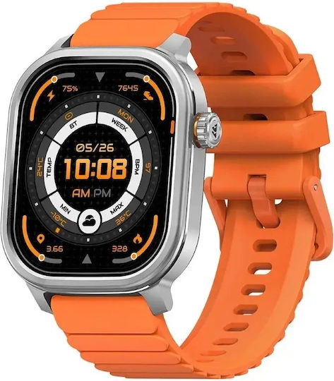 Kospet Pulse Aluminium Smartwatch με Παλμογράφο (Ασημί)